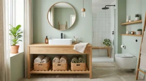green bathroom ideas